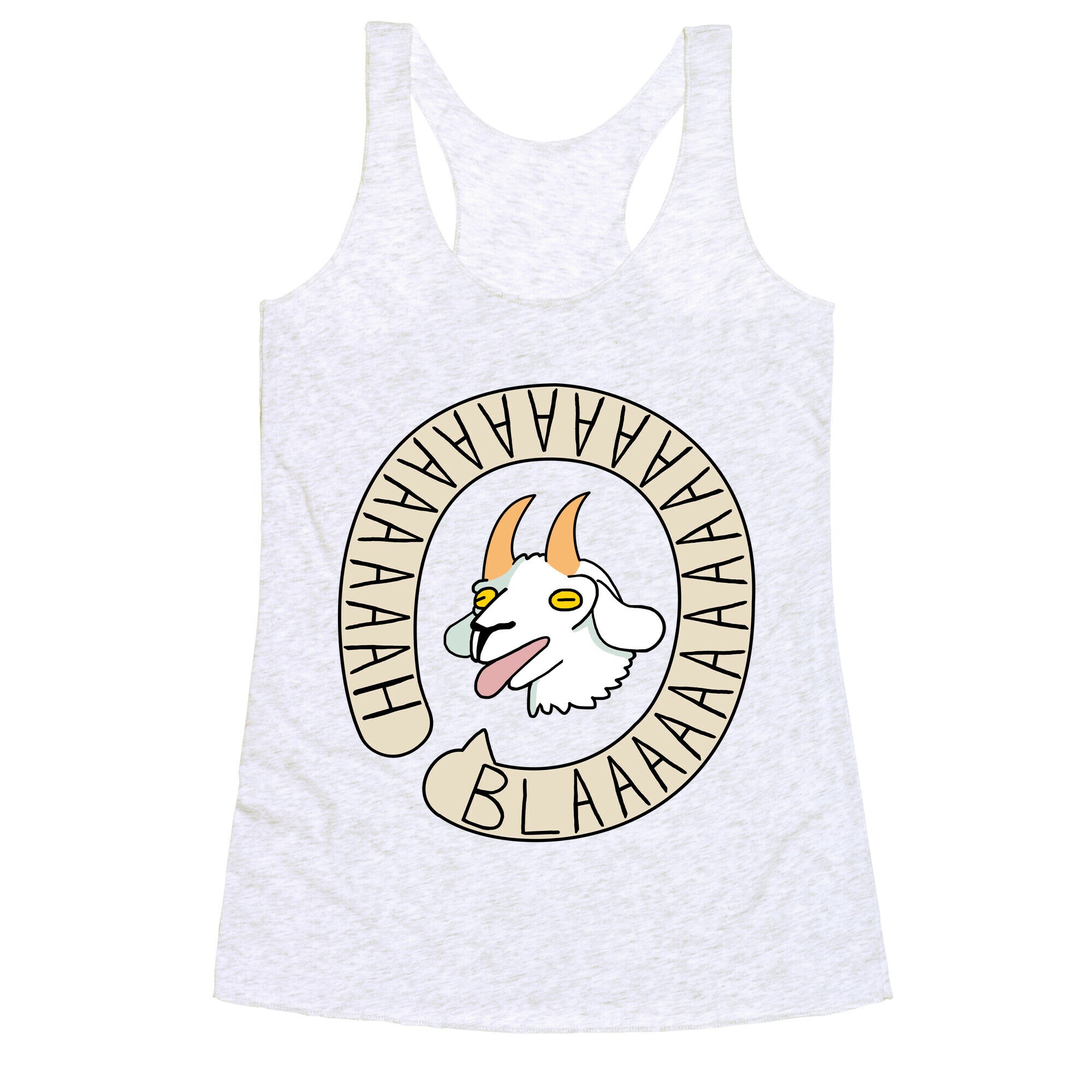 Yelling Goat Racerback Tank